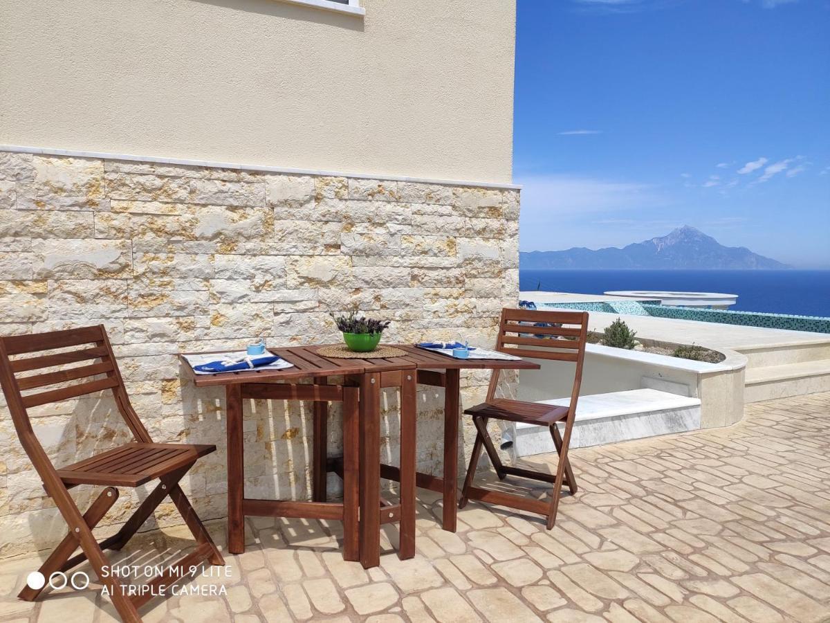 Villa Ulyana Kriaritsi - Athos Sea View & Spa Exterior photo